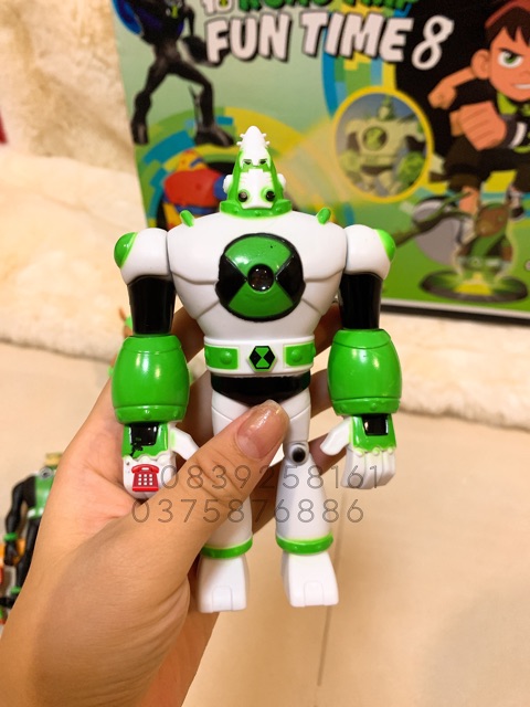 Bộ ben10 Mô Hình 5 Nhân Vật (size TO)