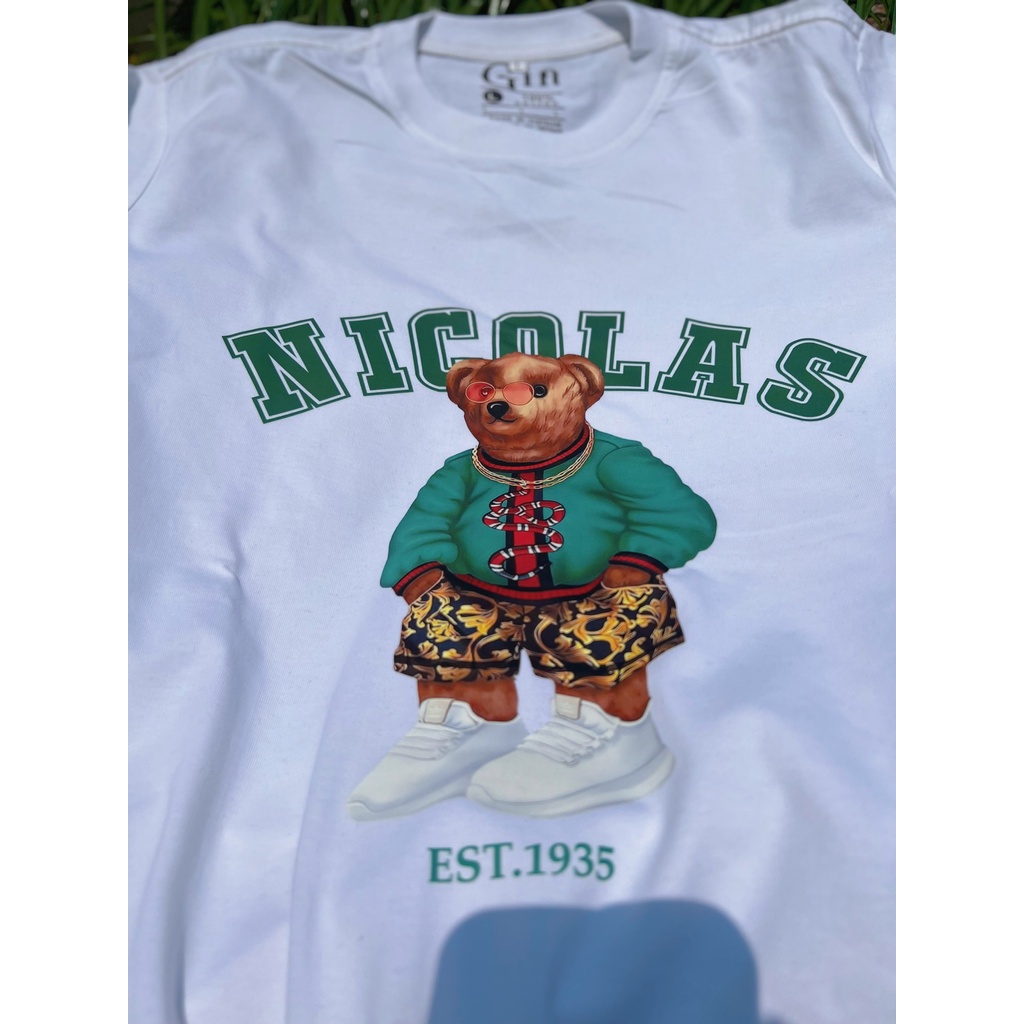 Áo thun NlKOLAS GUCl - vải cotton cao cấp, nam nữ