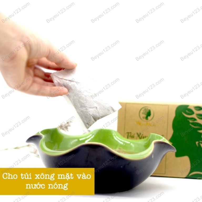 Túi xông mặt thảo dược Wonmom - thải độc da , tẩy tế bào chết 100gr - Việt Nam