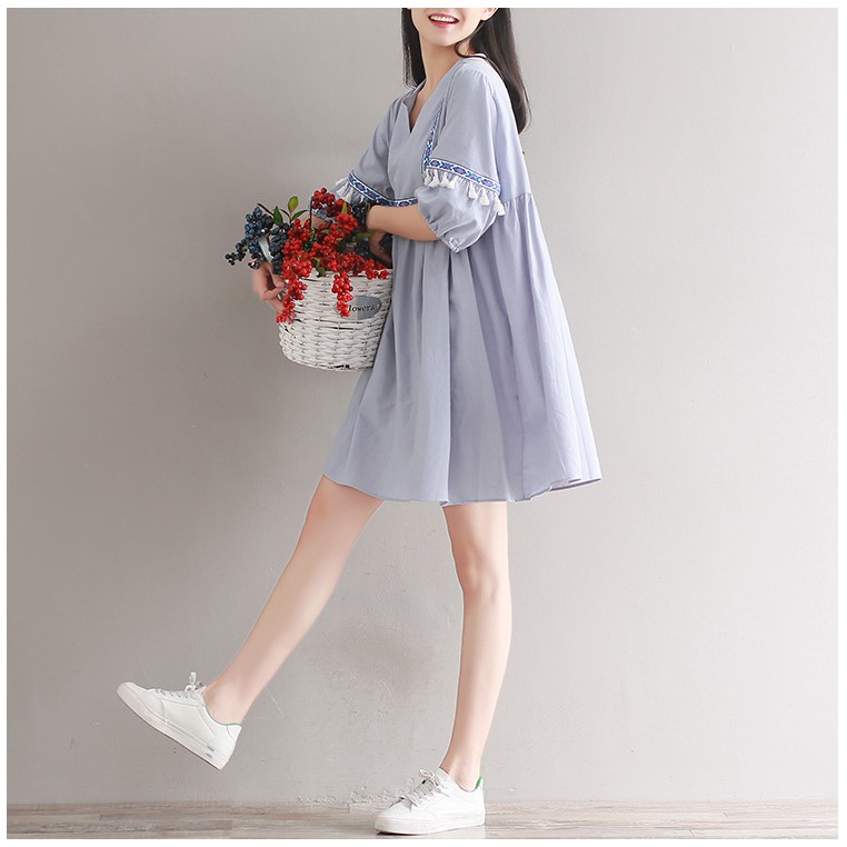 VÁY BABY DOLL DÁNG SUÔNG RỘNG