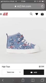 Boot HM cho bé