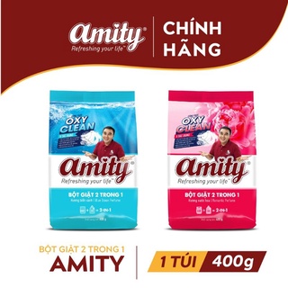 Bột giặt amity Oxy Clean 2 trong 1_túi 400g