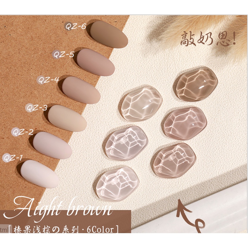 Sơn gel as Màu Cafe Sữa QZ chuẩn loại 1