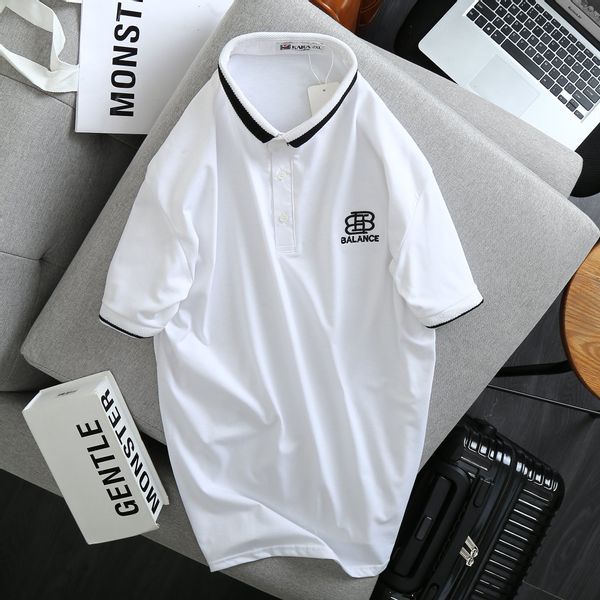 - Áo thun nam POLO trơn vải cotton cao cấp ngắn tay