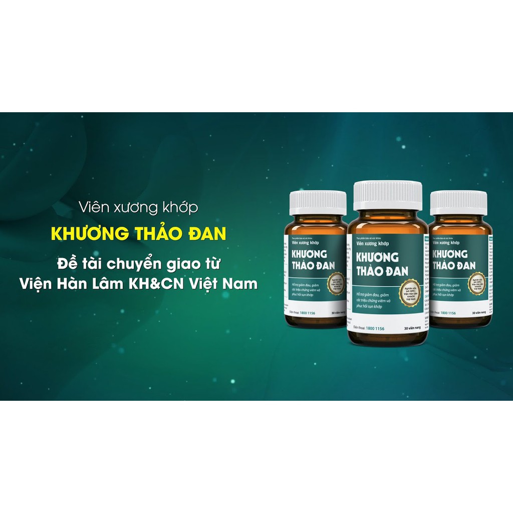 Xương Khớp Khương Thảo Đan - Tích điểm mua 6 Tặng 1