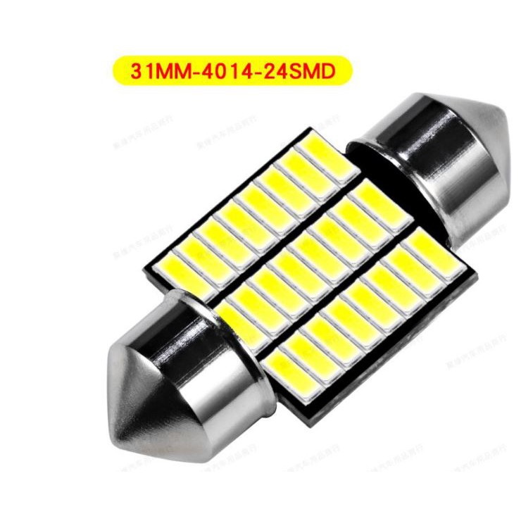 Bóng led trần ôtô , xe hơi 4014 sáng trắng