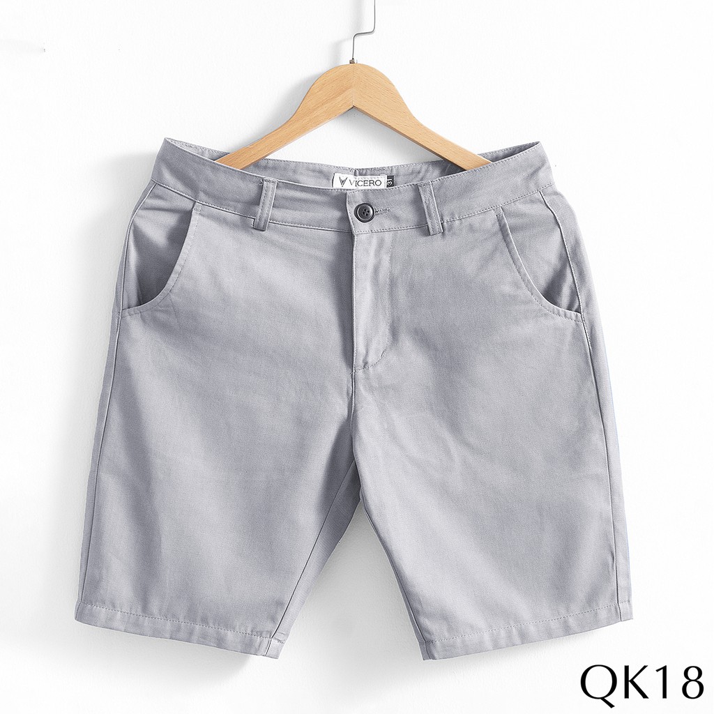 Quần Short Kaki Mềm Mịn VICERO 6 Màu Phong Cách Hàn Quốc