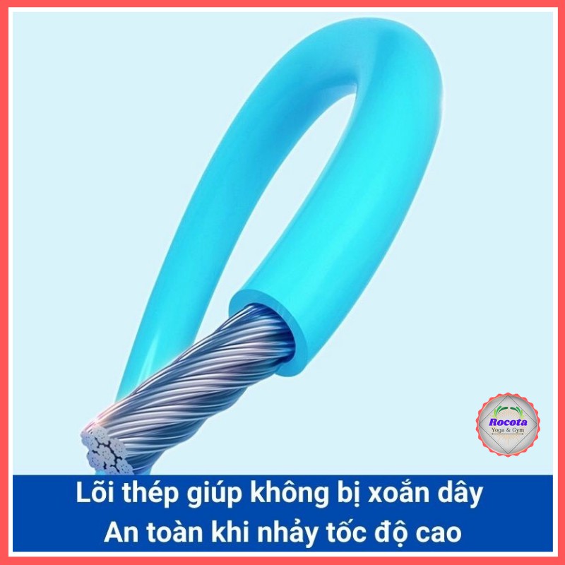 Dây nhảy giảm cân Rocota tập thể dục, có bộ đếm vòng, đếm số, tính calo điện tử thông minh