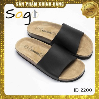 Dép đế trấu 1 quai ngang dành cho nam và nữ có đế dưới 7cm loại dép bệt màu đen thích hợp đi trong nhà và đi học - D09B