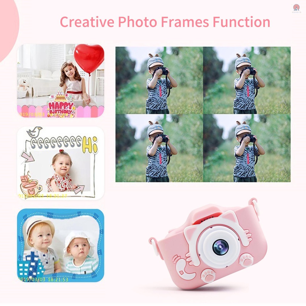 Camera kỹ thuật số 20MP 1080P HD màn hình 1.9 Inch 32GB có thể sạc lại dễ thương cho bé
 | BigBuy360 - bigbuy360.vn