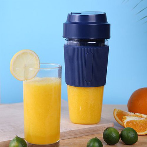 Máy xay sinh tố mini cầm tay 4 lưỡi, Máy xay cầm tay Juicecup - Fruitcup - Juicer mẫu mới 2021 bảo hành 1 đổi 1