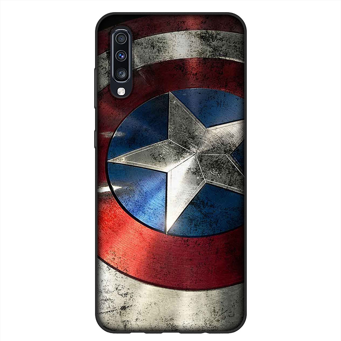 MARVEL ốp lưng samsung Tpu Mềm In Hình Captain America Cho Samsung Galaxy A2 J4 Core J6 Prime Plus J8 2018 J7 Duo