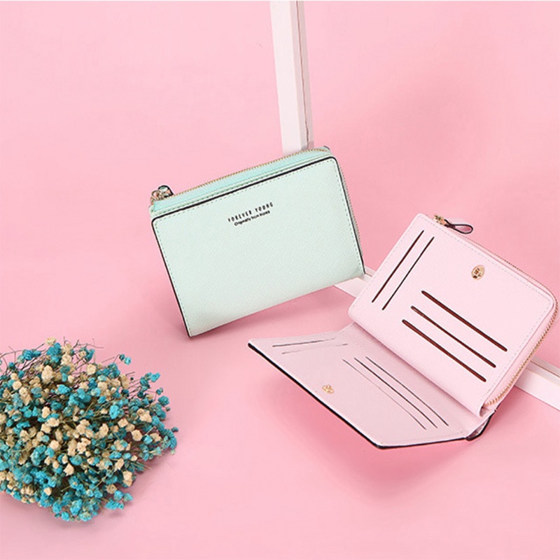 Ví nữ đẹp cầm tay thời trang PERFECT FOR YOU dáng ngắn mini đựng tiền da cao cấp nhiều ngăn tiện dụng FY49 - GUTADO