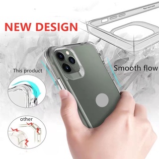 Ốp điện thoại PC cứng trong suốt chống sốc thích hợp cho iPhone 13 12 Mini 11 Pro Max XS Max XR X 7 8 Plus SE 2020