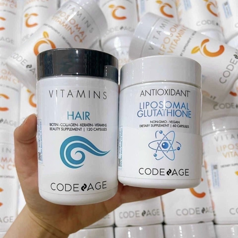 Viên Uống Hỗ Trợ Trắng Da Code Age Liposomal Glutathione 60 Viên