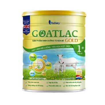 Sữa dê Goatlac gold 1+ loại 800g (mẫu mới)