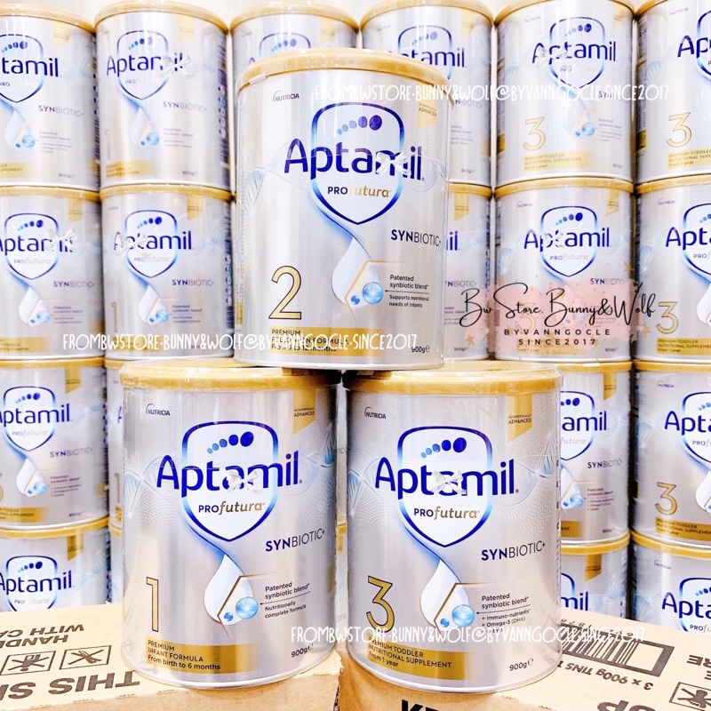 Sữa Aptamil Profutura Synbiotic+ Úc Mẫu Mới 900gr - Số 1, 2, 3 [Bw Store]