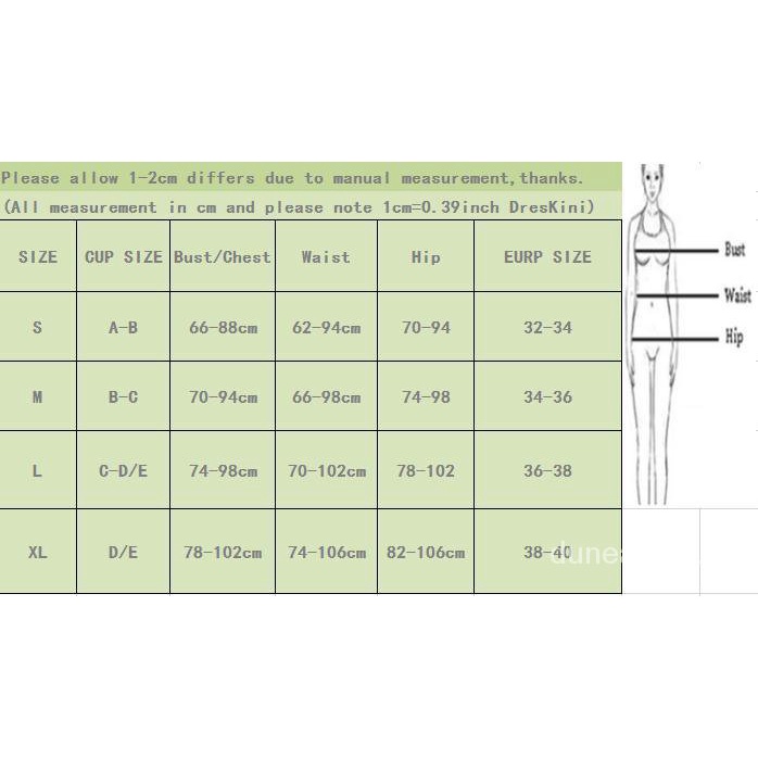 DUNEA Bộ đồ bơi 2 mảnh với áo nâng ngực gợi cảm thời trang dành cho nữ