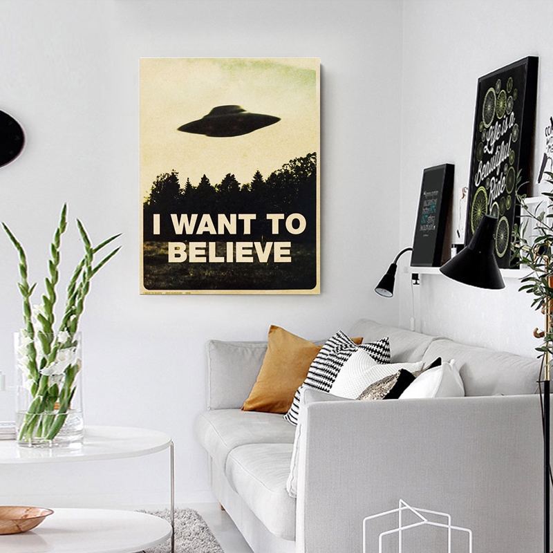 Poster Chữ Độc Đáo Dán Tường Trang Trí