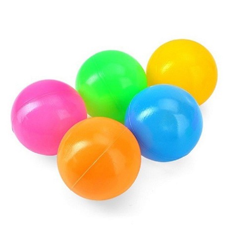 Combo 5 bóng nhựa an toàn vui chơi cho bé (Hàng tặng kèm bể bơi phao bơi)