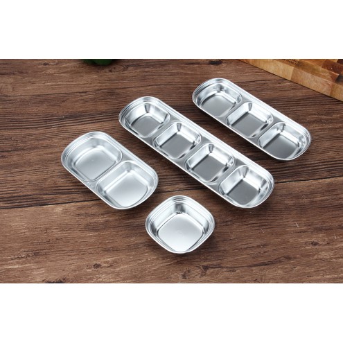 Khay Đựng Nước Chấm Nhiều Ngăn Inox Hàn Quốc