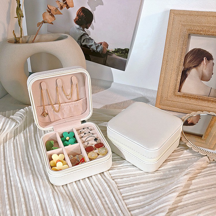 Hộp Đựng Trang Sức Thiết Kế Đơn Giản Phong Cách Hàn Quốc