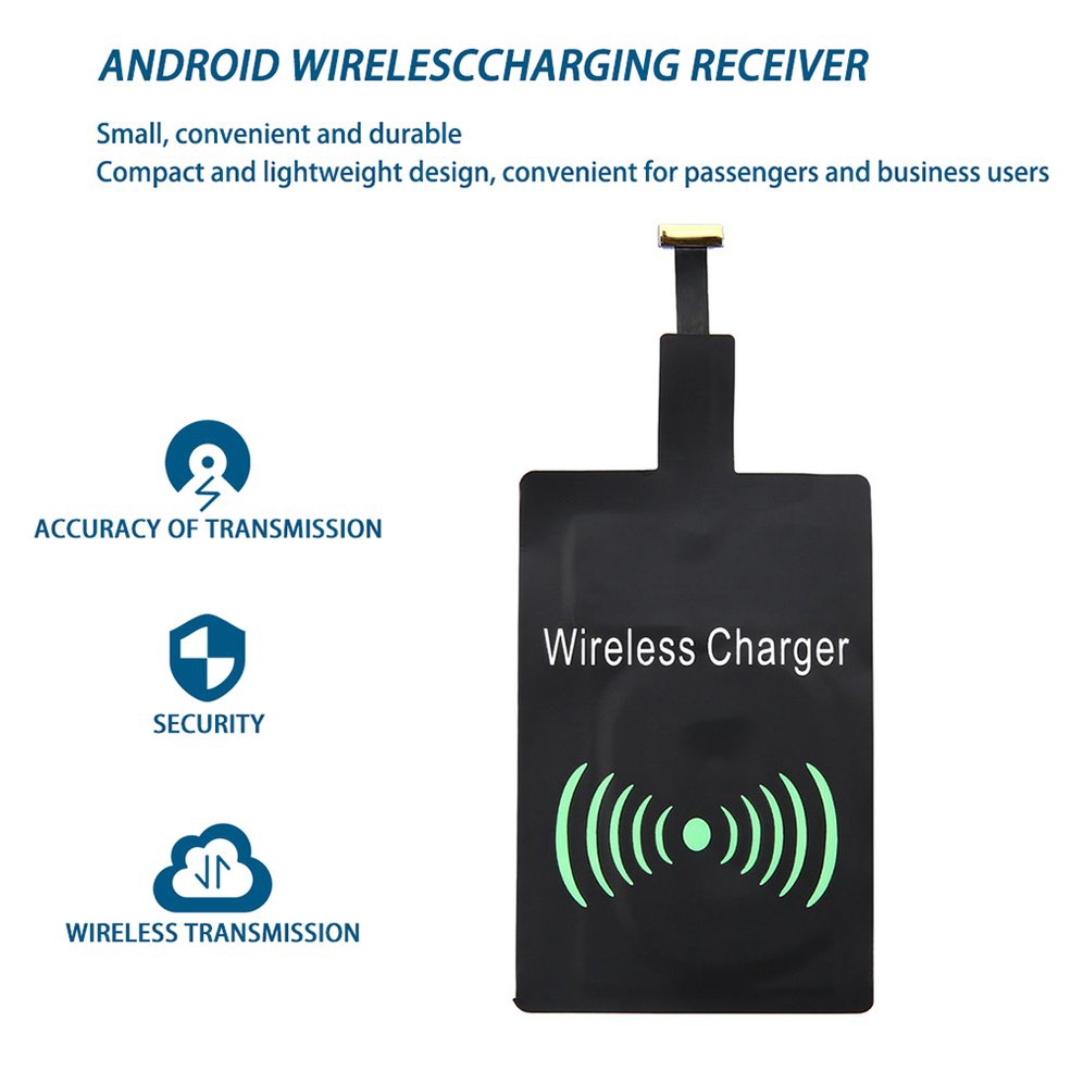 Miếng Dán Sạc Không Dây Siêu Nhẹ Cho Android Qi | BigBuy360 - bigbuy360.vn