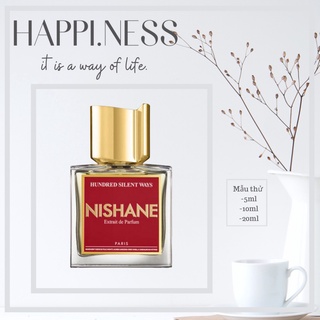 Nước Hoa 🌟 Nước hoa Nishane Hundred Silent Ways 10ml/20ml