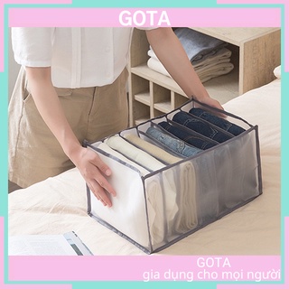 Túi đựng quần áo chia ngăn Hộp xếp đồ lót tiện ích Khay xếp quần áo gọn gàng Túi bọc quần áo chống bụi giỏ đựng đồ lót