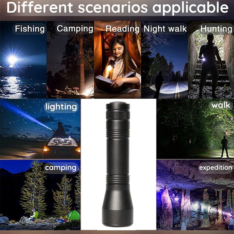 Đèn LED UV 4000lum 395nm 18650 tiện dụng