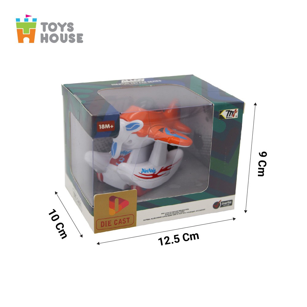 Đồ chơi máy bay có bánh xe trượt đà Toyshouse- 0783-243