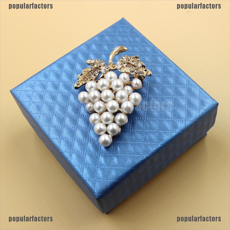 Ghim Cài Áo Đính Ngọc Trai Nhân Tạo Thời Trang