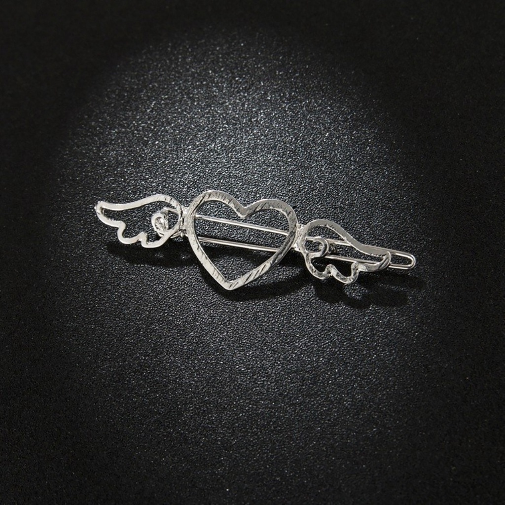 Kẹp tóc trái tim và cánh thiên thần phong cách Vintage