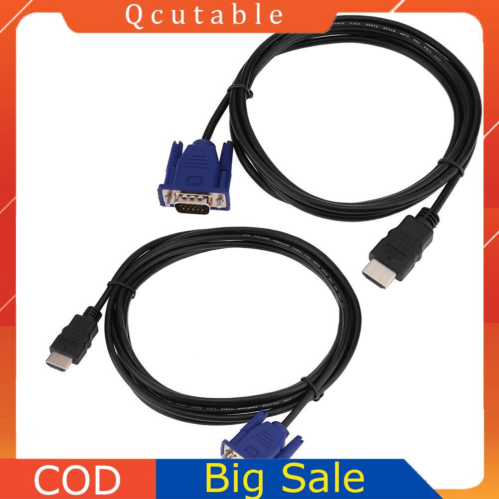 Cáp chuyển đổi từ cổng HDMI đực sang VGA cái