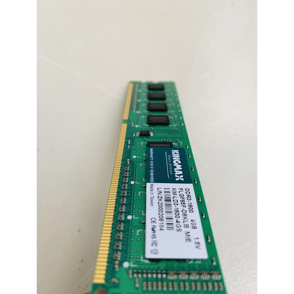 Ram 4GB Kingmax DDR3 1600MHz Viễn Sơn Network Hub phân phối