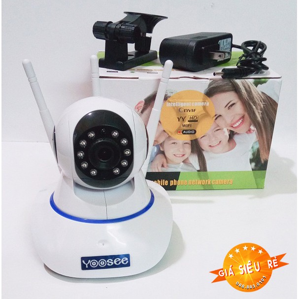  Camera wifi YooSee 3 râu Full HD 2.0 mpx full hd 1920 x 1080p siêu nét | BigBuy360 - bigbuy360.vn