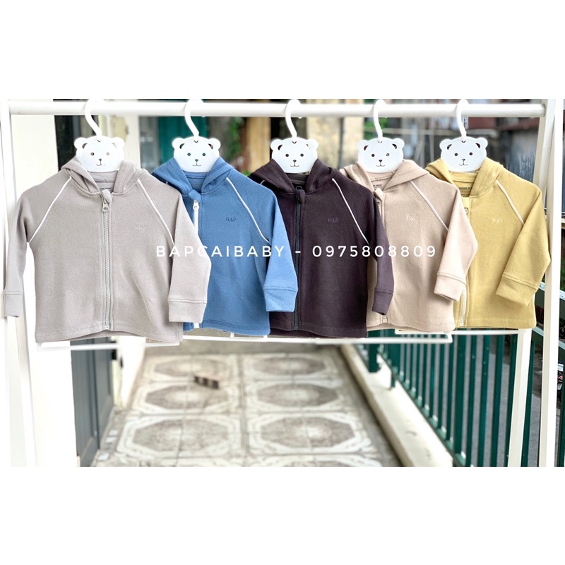 Áo khoác len Nature Wear cho bé trai bé gái chất mềm ấm