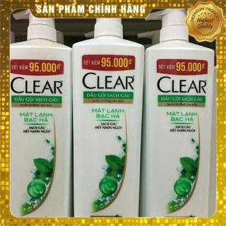 Dầu Gội Clear 900ml Bạc Hà