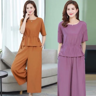 Bộ quần áo mùa hè trung tuổi ( hàng quảng châu )