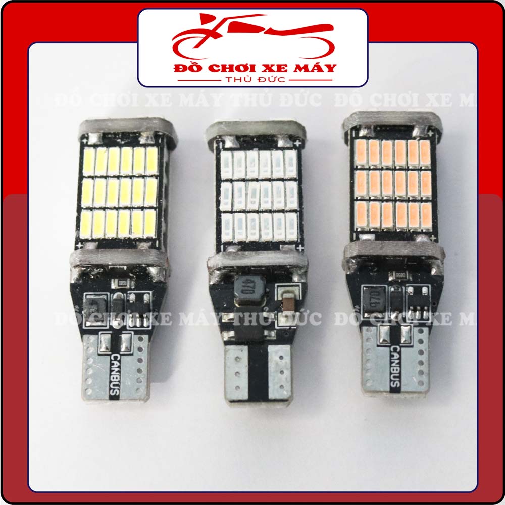 Đèn LED Xi nhan - Đemi T15/T10 Chíp 4014...