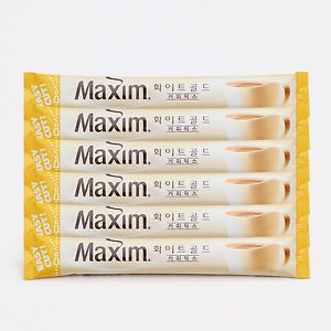 CÀ PHÊ MAXIM HÀN QUỐC WHITE GOLD MIX HỘP 100 GÓI 맥심 커피 화이