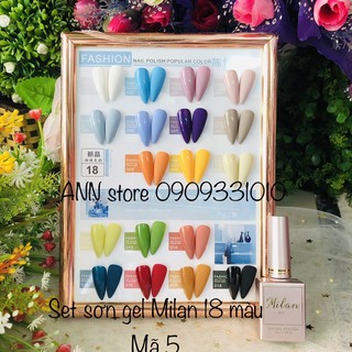 SET SƠN GEL MILAN 18 MÀU