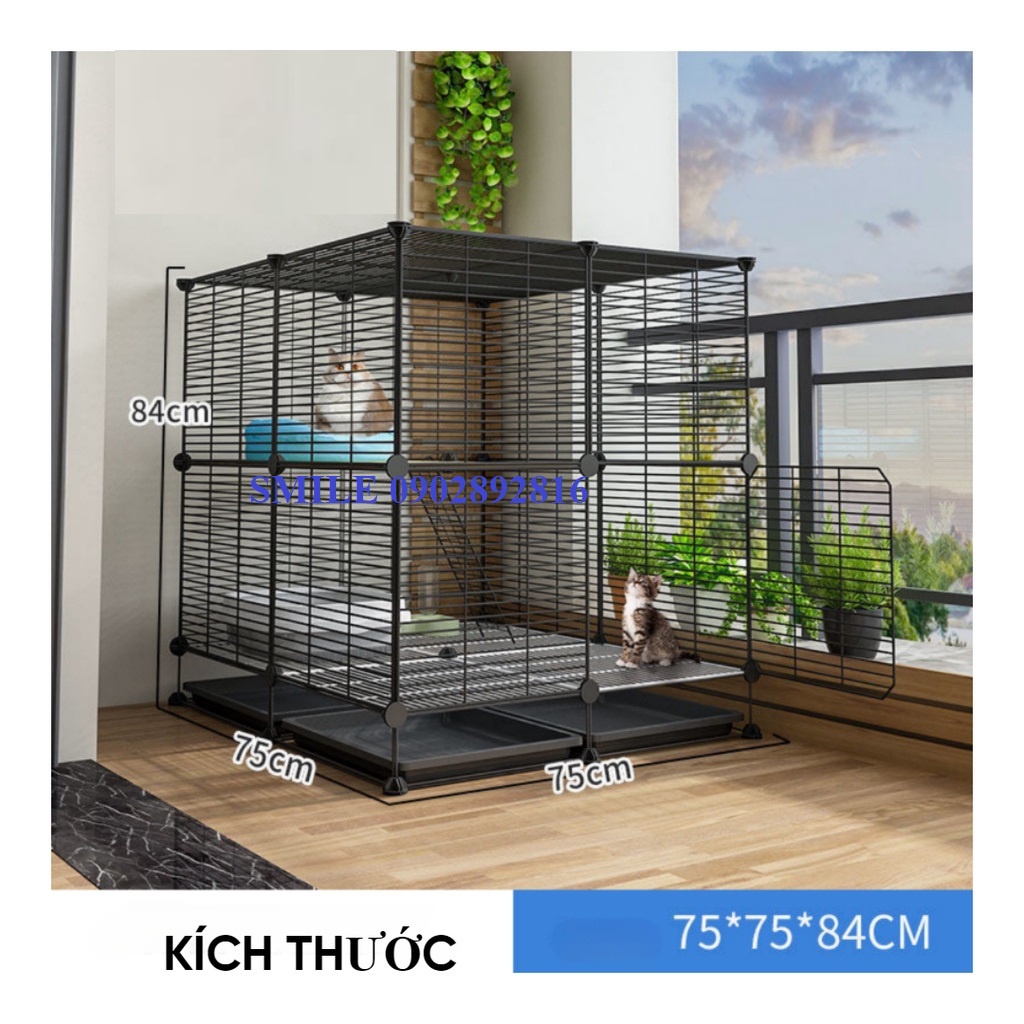 [COMBO CHUỒNG LỚN] LƯỚI THÉP LÀM CHUỒNG CHÓ MÈO THÚ CƯNG ĐA NĂNG