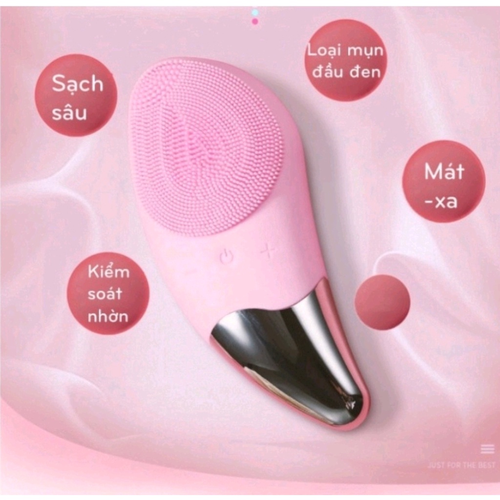 Máy rửa mặt cầm tay, máy massage mặt chăm sóc da mini, đẩy tinh chất mát xa mặt,  massage mắt, làm sạch sáng da