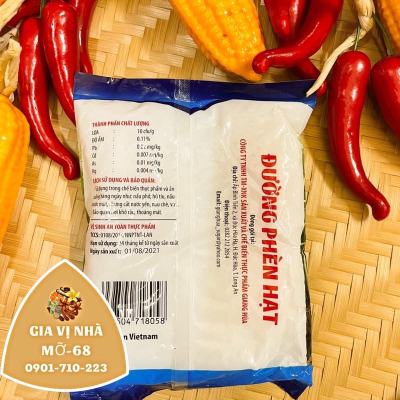 Đường phèn hạt kim cương Long An - gói 500gr