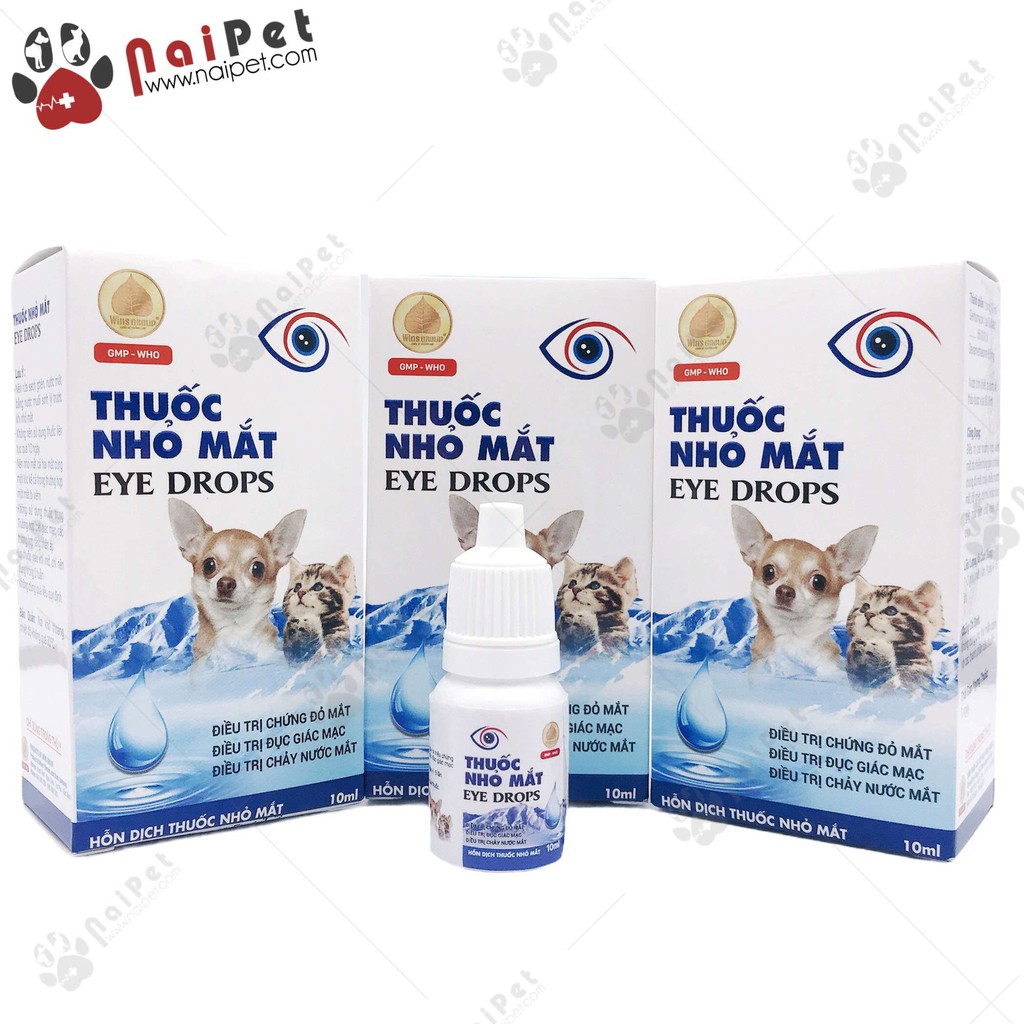 Dung Dịch Nhỏ Mắt Đỏ Mắt Đục giác Mạc Chảy Nước Mắt Eye Drops Wins Group 10ml