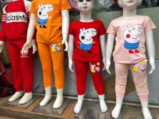 Bộ quần áo peppa pig