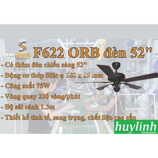 QUẠT TRẦN SINWA F622 AB/ORB