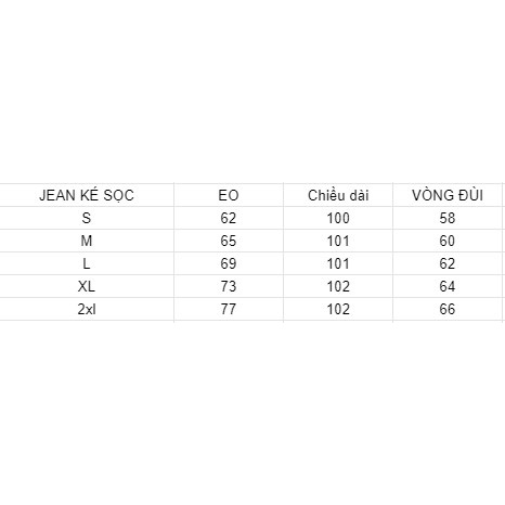 QUẦN JEAN KẺ SỌC MỚI LẠ PHONG CÁCH 2021 ❤️ Tham khảo bảng Size trong mục Ảnh - HÀNG ORDER KHOẢNG 12 NGÀY