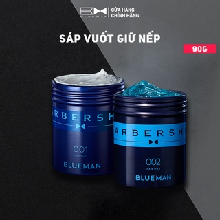 Sáp Vuốt Tóc & Gel Vuốt Tóc BLUEMAN, Giữ Nếp Chuẩn Salon, Mùi Hương Nam Tính - 90g